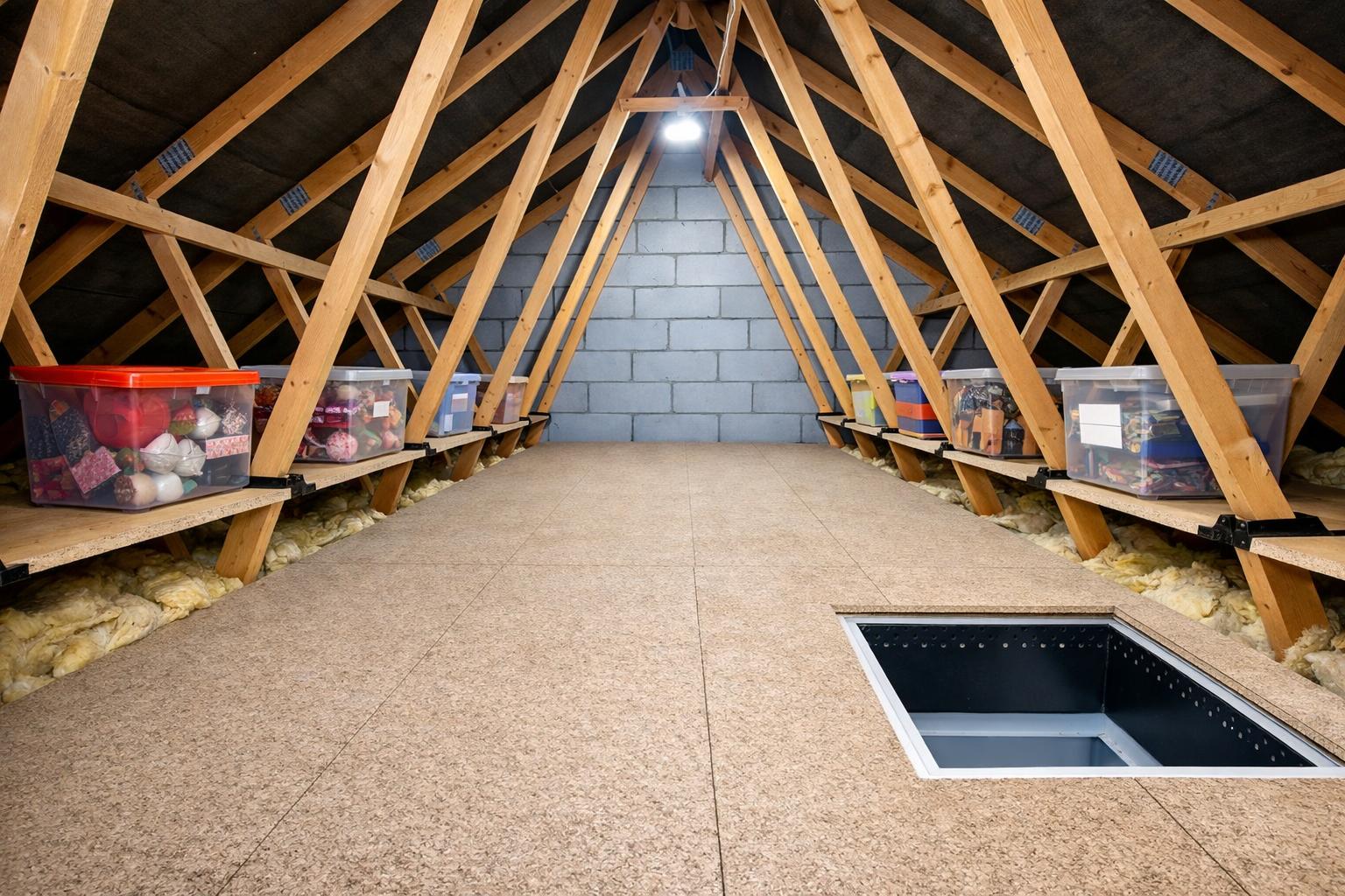 Professional loft storage solution